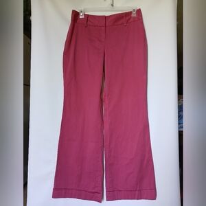 Body By Victoria Womens The Christe Fit Pants Size 12 Color Rose